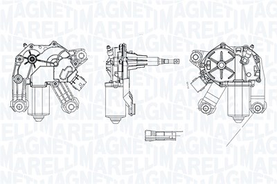 Magneti Marelli Wischermotor [Hersteller-Nr. 064072700010] für Mini von MAGNETI MARELLI