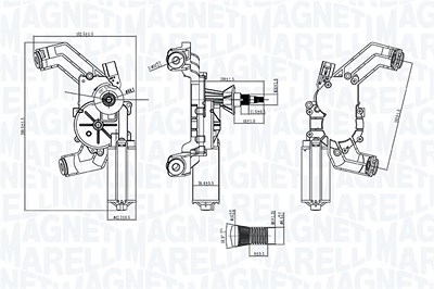 Magneti Marelli Wischermotor [Hersteller-Nr. 064075900010] für Smart von MAGNETI MARELLI