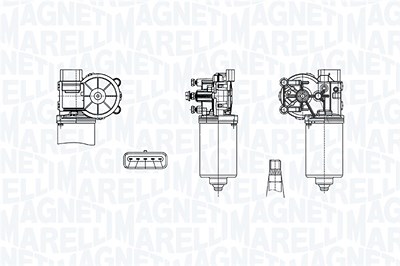 Magneti Marelli Wischermotor [Hersteller-Nr. 064374810010] für Kia von MAGNETI MARELLI