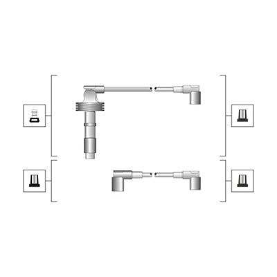 Magneti Marelli Zündleitungssatz [Hersteller-Nr. 941319170116] für Renault, Volvo von MAGNETI MARELLI
