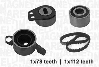 Magneti Marelli Zahnriemensatz [Hersteller-Nr. 341301330000] für Land Rover, Mg, Rover von MAGNETI MARELLI