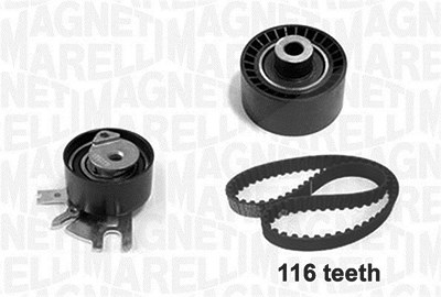 Magneti Marelli Zahnriemensatz [Hersteller-Nr. 341301690000] für Citroën, Fiat, Ford, Lancia, Peugeot, Volvo von MAGNETI MARELLI