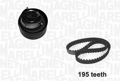 Magneti Marelli Zahnriemensatz [Hersteller-Nr. 341303910000] für Citroën, Jaguar, Land Rover, Peugeot von MAGNETI MARELLI