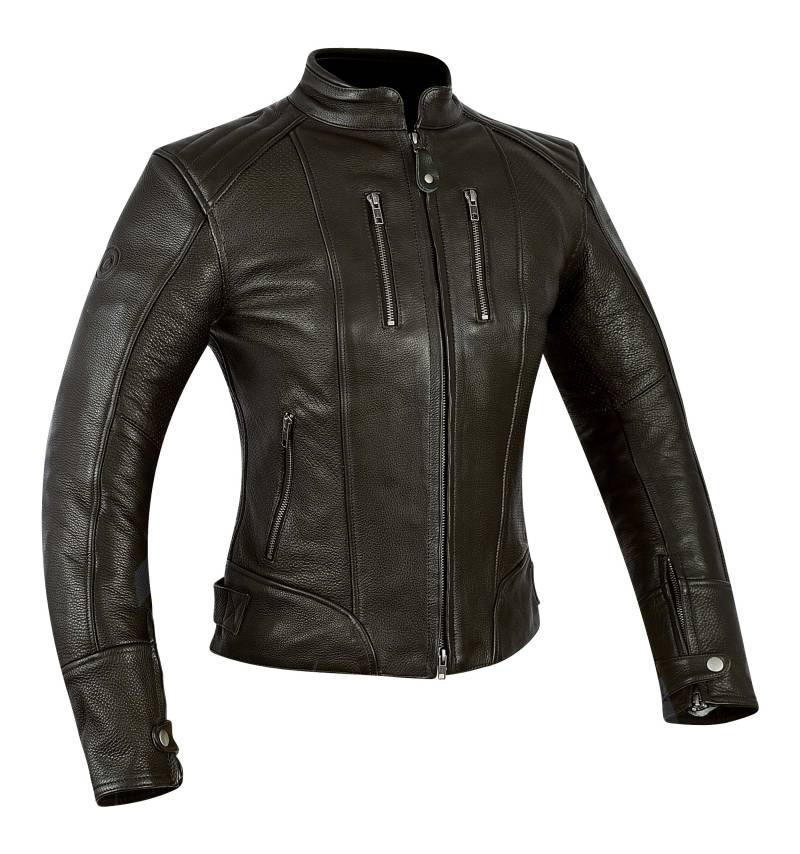 MAGOMA Tribeca A ++ Lederjacke mit Motorradschutz, Brown, S. von MAGOMA