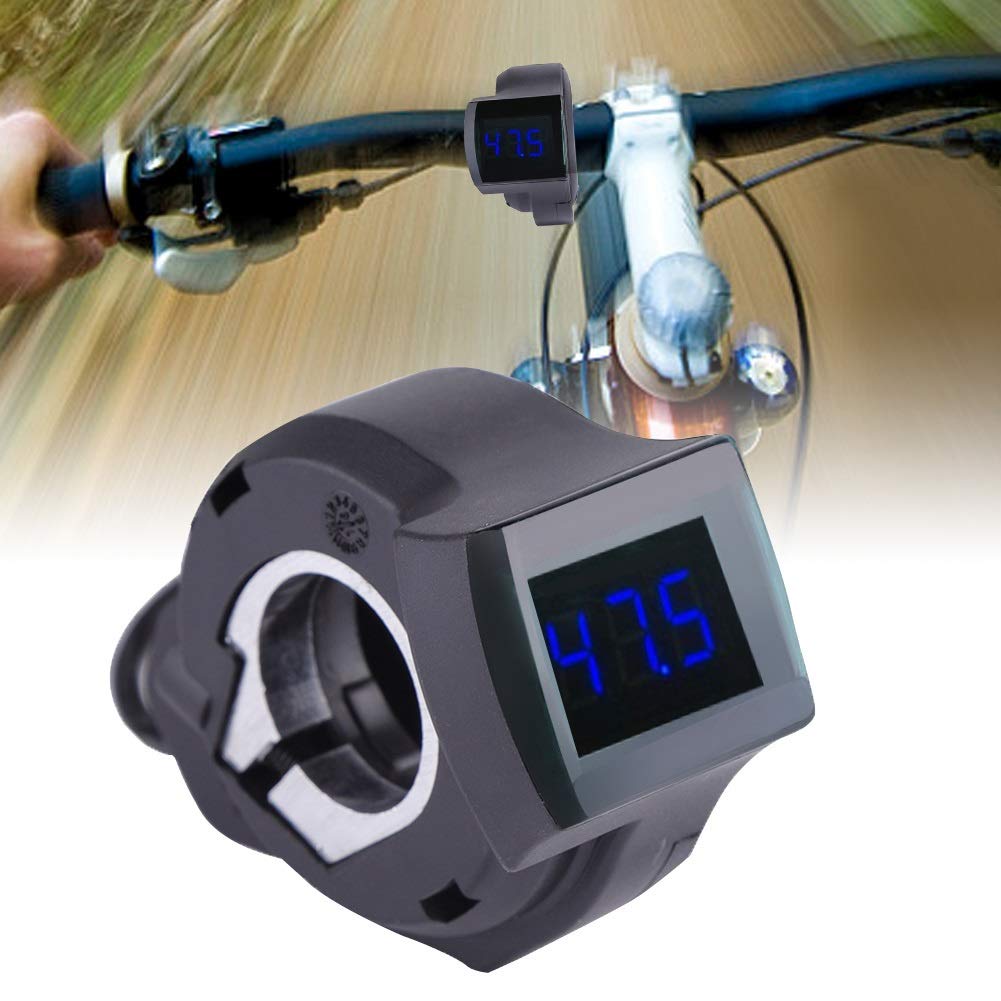 DC Fahrradspannungsanzeige - MAGT LED Digital Voltmeter USB-Schnittstelle 12V Bis 99V Universal-Elektrofahrzeug Für Roller Elektroroller von MAGT