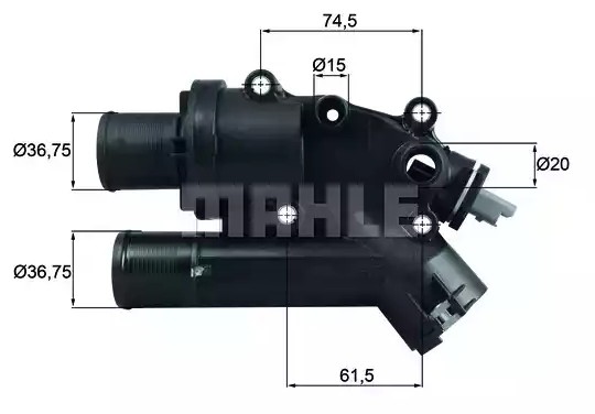 MAHLE ORIGINAL Kühlwasserthermostat FORD,FIAT,PEUGEOT TH 46 83 C2S44028,9657182080,LR001312 1336Z4,72366272,1427919,6G908A586AA,6G9Q8A586AA MAHLE ORIGINAL Kühlwasserthermostat FORD,FIAT,PEUGEOT TH 46 83 C2S44028,9657182080,LR001312 1336Z4,72366272,1427919,6G908A586AA,6G9Q8A586AA von MAHLE ORIGINAL