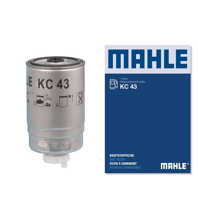MAHLE KC 43 Kraftstofffilter Anschraubfilter 81MMu.a. passend für DAILY II Pritsche/Fahrgestell von MAHLE