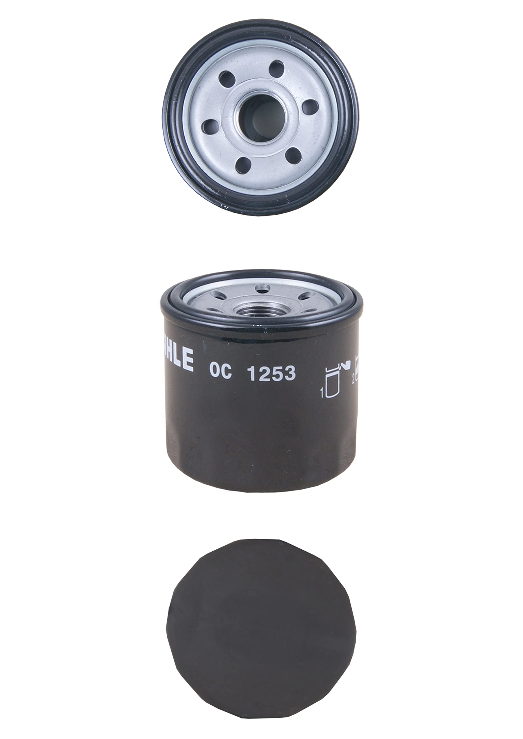 MAHLE OC 1253 Ölfilter Anschraubfilter u.a. passend für CHEVROLET MATIZ (M200/ M250) von MAHLE