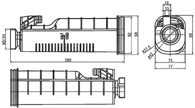 Mahle Ausgleichsbehälter, Kühlmittel [Hersteller-Nr. CRT114000S] für BMW, Innocenti von MAHLE
