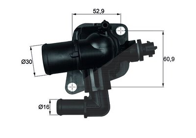 Mahle Thermostat, Kühlmittel [Hersteller-Nr. TI15088] für Alfa Romeo, Chevrolet, Citroën, Fiat, Ford, Opel, Peugeot, Suzuki, Vauxhall von MAHLE