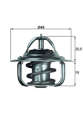 Mahle Thermostat, Kühlmittel [Hersteller-Nr. TX 5 88D] für Ford, Opel, Reliant, Saab, Vauxhall von MAHLE