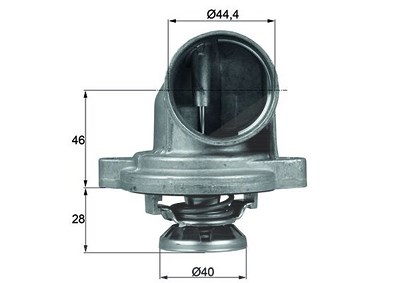 Mahle Thermostat, Kühlmittel [Hersteller-Nr. TI2380] für Mercedes-Benz von MAHLE