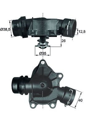 Mahle Thermostat, Kühlmittel [Hersteller-Nr. TI2688] für BMW von MAHLE