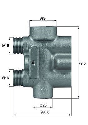 Mahle Thermostat, Ölkühlung [Hersteller-Nr. TO975] für Audi, VW von MAHLE