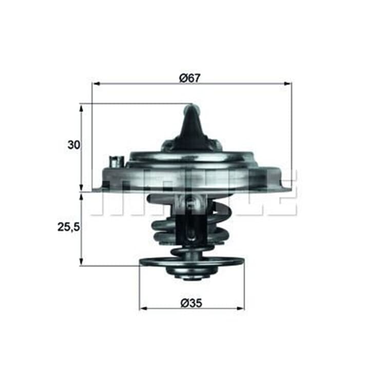 Behr Thermostat mit Dichtung Audi BMW Ford Porsche VW Behr Thermostat mit Dichtung Audi BMW Ford Porsche VW von MAHLE