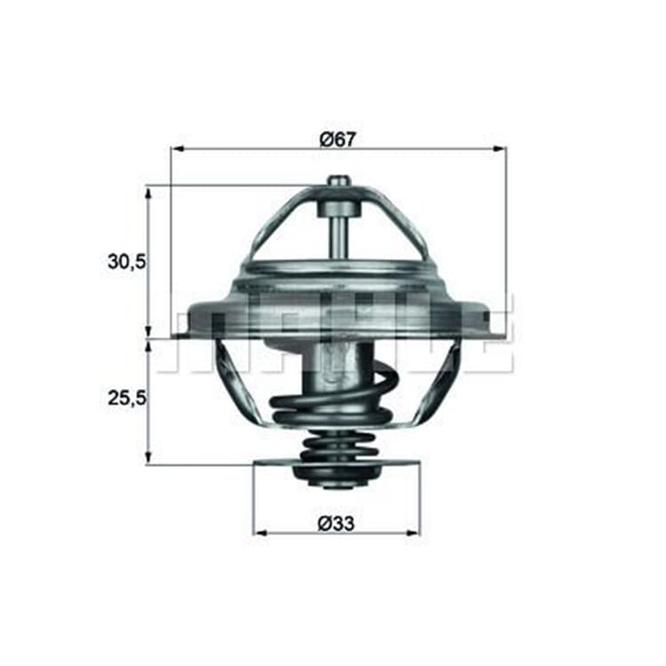 Behr Thermostat mit Dichtung BMW 3er 5er 6er 7er Z1 von MAHLE