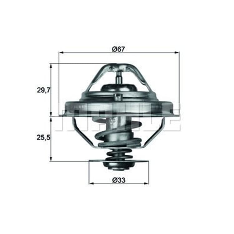Behr Thermostat mit Dichtung BMW Land Rover Opel Rover Behr Thermostat mit Dichtung BMW Land Rover Opel Rover von MAHLE