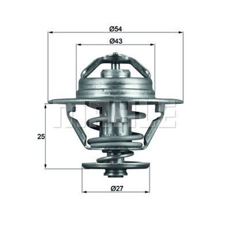 Behr Thermostat mit Dichtung Citroen Fiat Iveco Peugeot Behr Thermostat mit Dichtung Citroen Fiat Iveco Peugeot von MAHLE