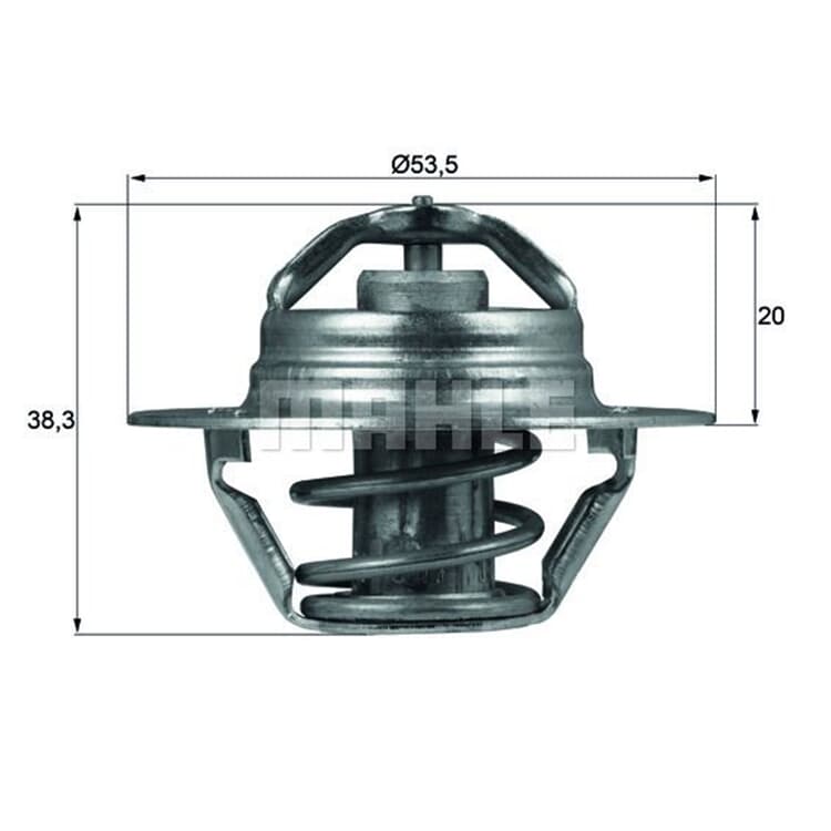 Behr Thermostat mit Dichtung Citroen Fiat Lancia Peugeot Renault Talbot Volvo von MAHLE