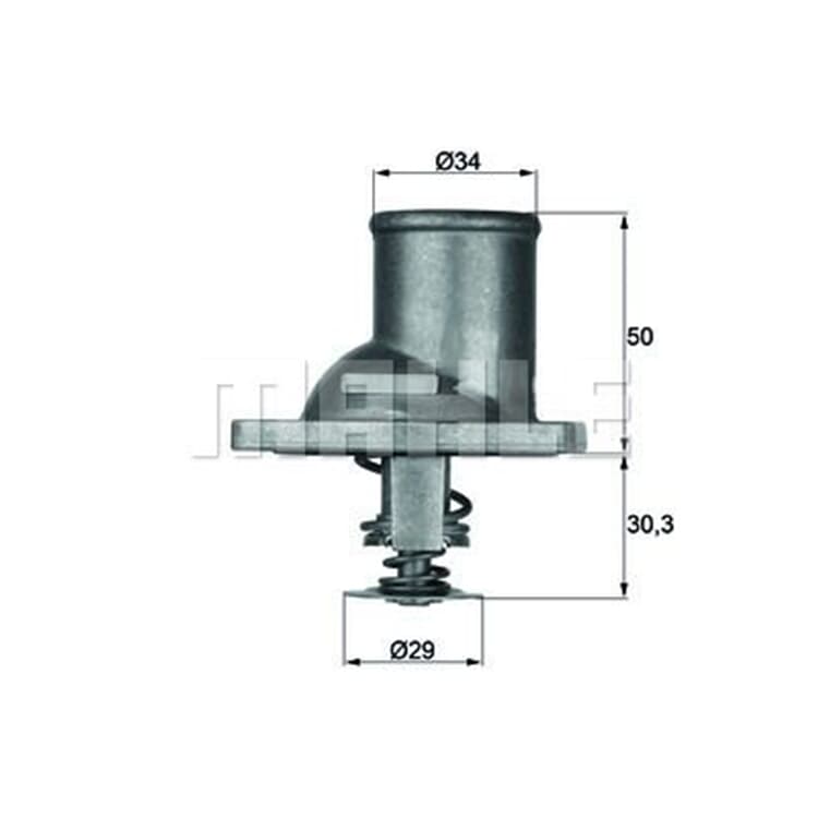 Behr Thermostat mit Dichtung Daewoo Isuzu Opel Behr Thermostat mit Dichtung Daewoo Isuzu Opel von MAHLE