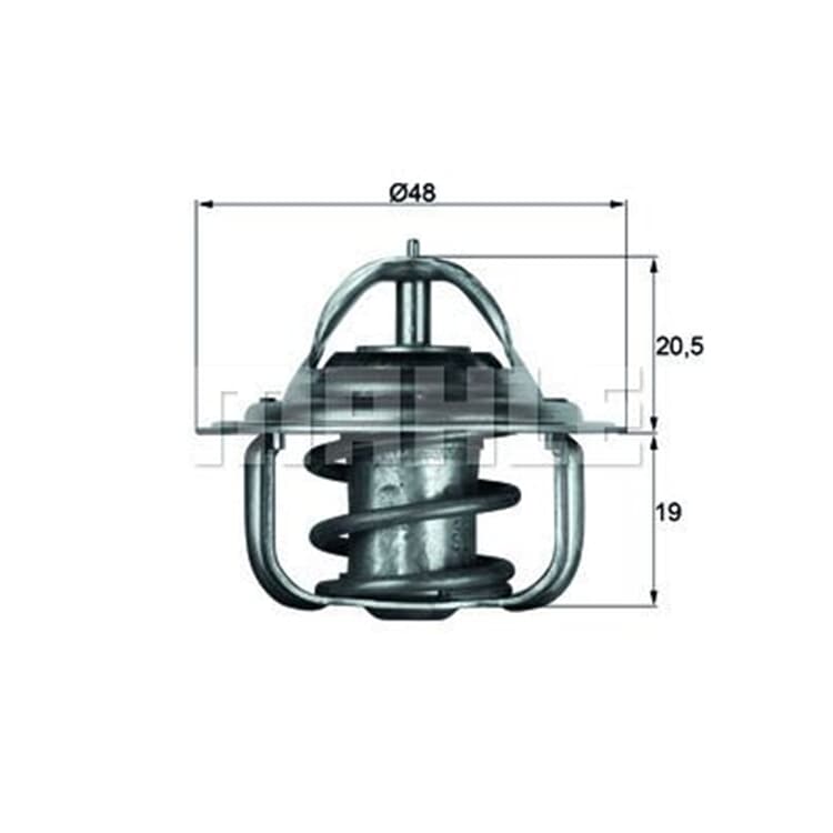 Behr Thermostat mit Dichtung Ford Opel Saab Behr Thermostat mit Dichtung Ford Opel Saab von MAHLE