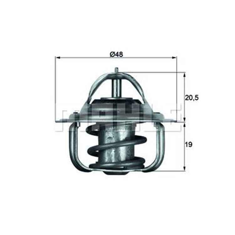 Behr Thermostat mit Dichtung Ford Opel Saab von MAHLE