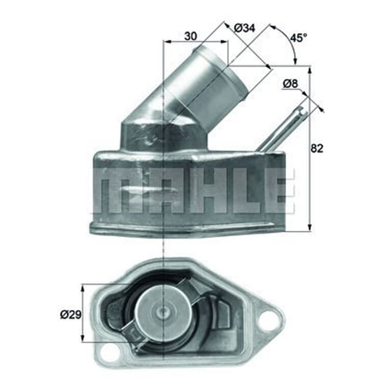 Behr Thermostat mit Dichtung Opel von MAHLE