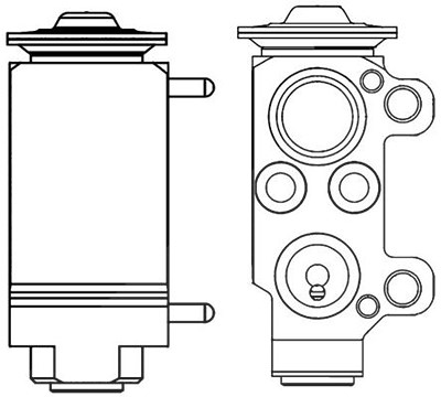 Mahle Expansionsventil, Klimaanlage [Hersteller-Nr. AVE56000P] für BMW von MAHLE