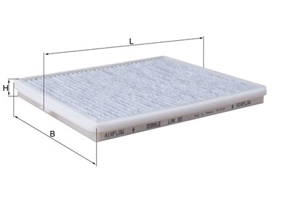 Mahle Filter, Innenraumluft [Hersteller-Nr. LAK95] für Suzuki von MAHLE