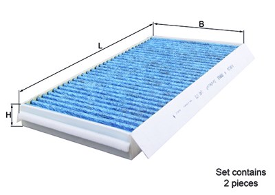 Mahle Filter, Innenraumluft [Hersteller-Nr. LAO173/S] für Alpina, BMW, Rolls-royce von MAHLE