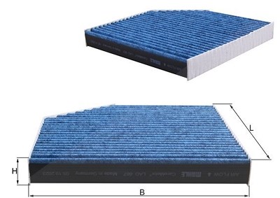 Mahle Filter, Innenraumluft [Hersteller-Nr. LAO667] für Audi, Bentley von MAHLE