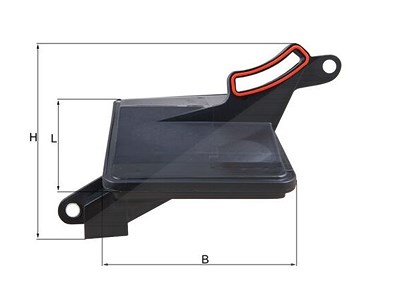 Mahle Hydraulikfilter, Automatikgetriebe [Hersteller-Nr. HX188] für Cadillac, Opel, Renault, Saab, Vauxhall, Volvo von MAHLE