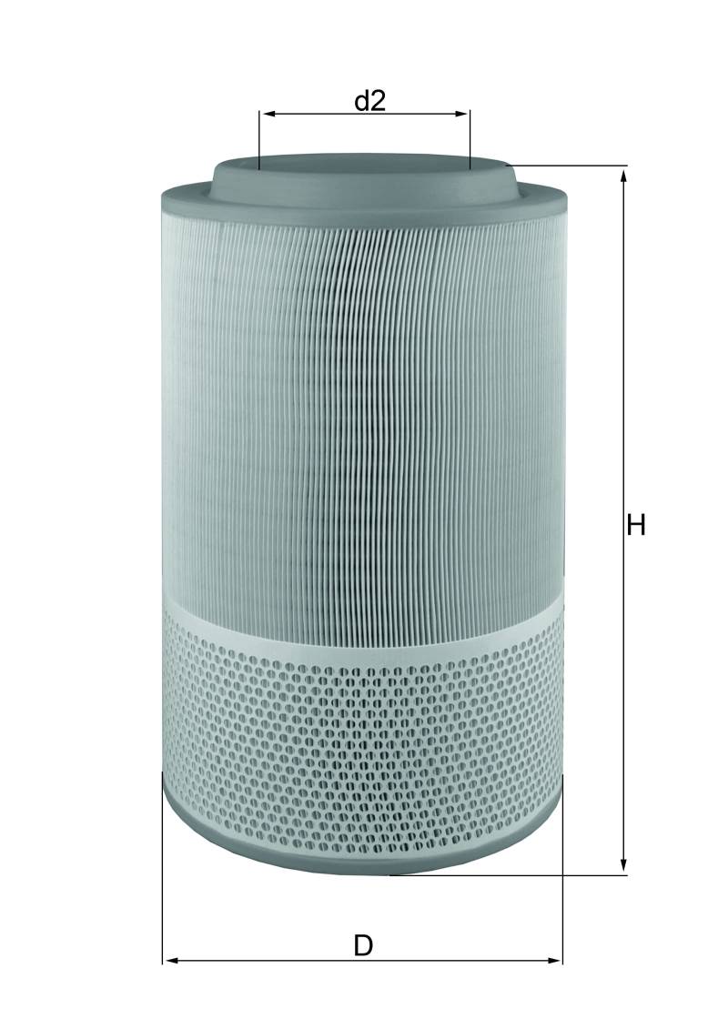 MAHLE LX 1627 Luftfilter Filtereinsatz u.a. passend für KÄSSBOHRER MERCEDES NEOPLAN LIEBHERR SULLAIR von MAHLE