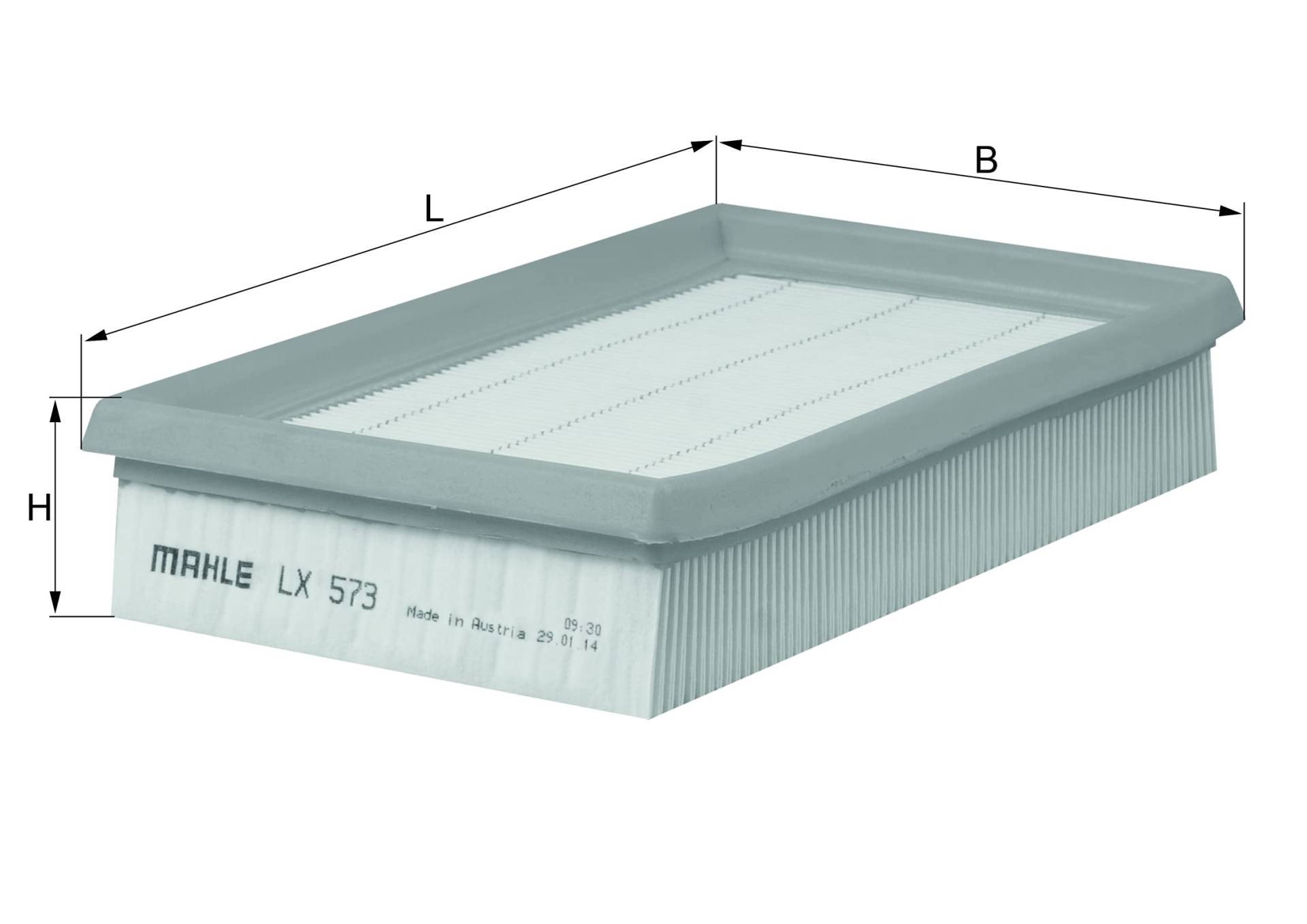 MAHLE LX 573 Luftfilter Filtereinsatz u.a. passend für CHRYSLER VOYAGER II (ES) MAHLE LX 573 Luftfilter Filtereinsatz u.a. passend für CHRYSLER VOYAGER II (ES) von MAHLE