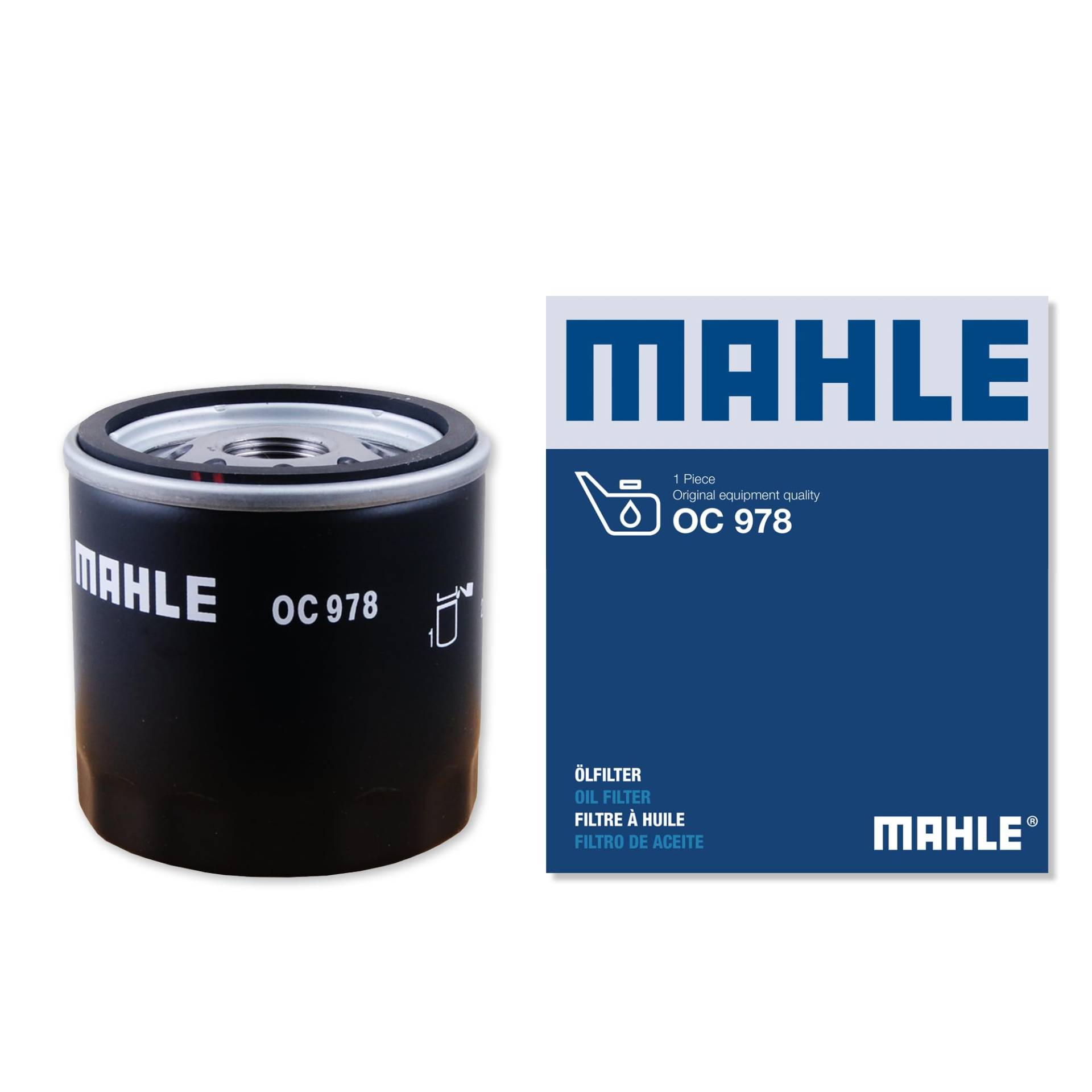 MAHLE OC 978 Ölfilter Anschraubfilter 75MMu.a. passend für RENAULT CLIO IV Grandtour (KH_) von MAHLE