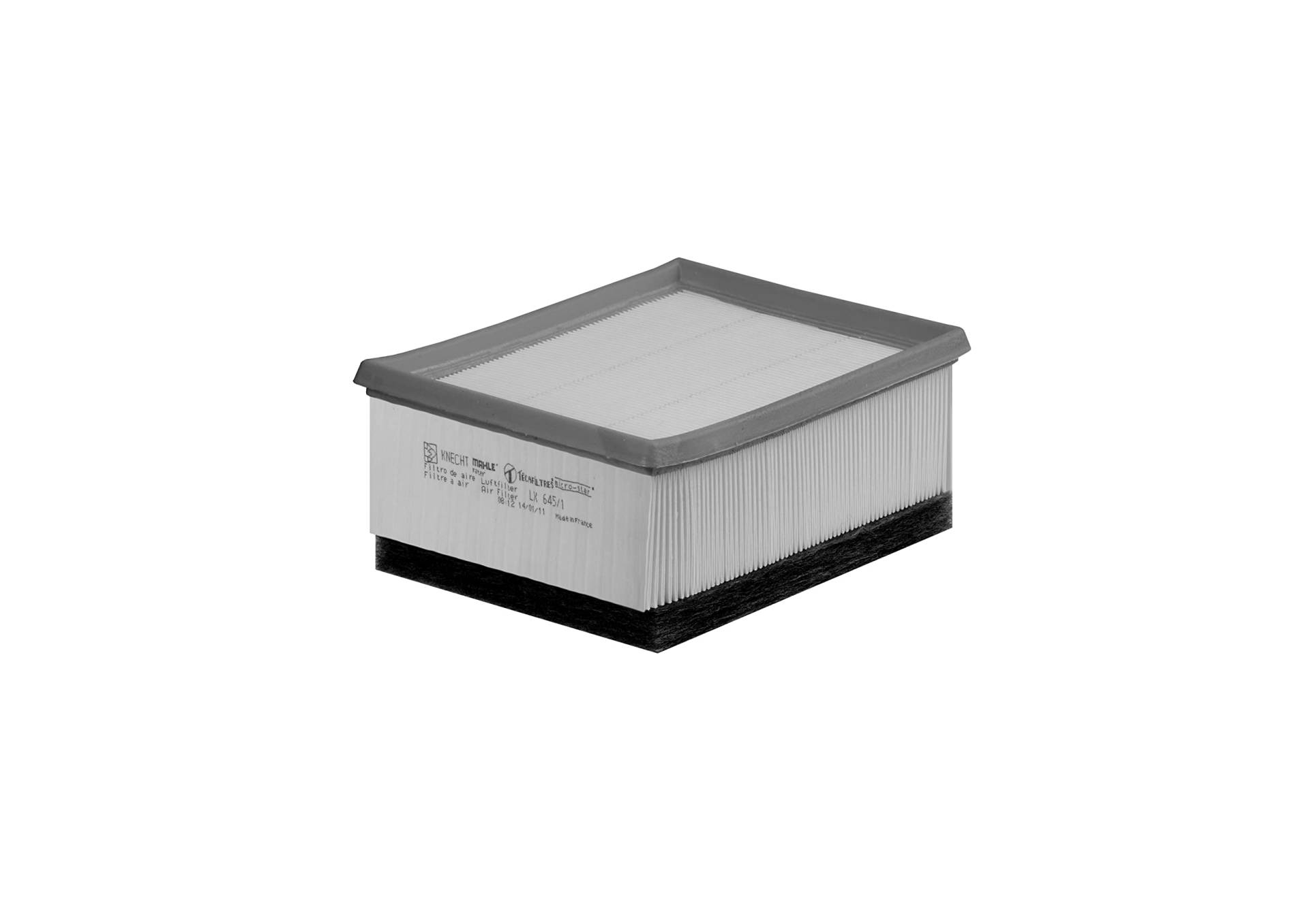 MAHLE LX 645/1 Luftfilter Filtereinsatz u.a. passend für PEUGEOT 206 Schrägheck (2A/C) von MAHLE