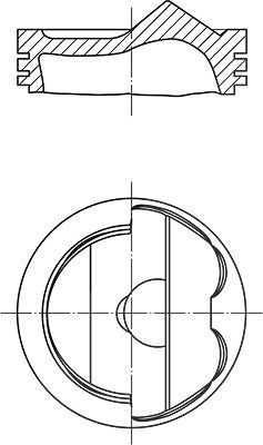 Mahle Kolben [Hersteller-Nr. 0280400] für Audi, Skoda, VW von MAHLE