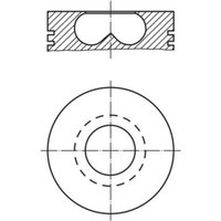 Kolben MAHLE 008 35 00 von Mahle