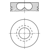 Kolben MAHLE 008 35 00 von Mahle