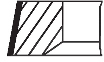 Mahle Kolbenringsatz [Hersteller-Nr. 02158V2] für Nissan, Opel, Renault, Suzuki, Vauxhall, Volvo von MAHLE