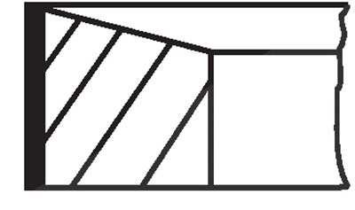 Mahle Kolbenringsatz [Hersteller-Nr. 02213N0] für Nissan, Opel, Renault von MAHLE