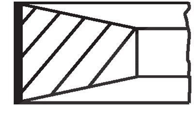 Mahle Kolbenringsatz [Hersteller-Nr. 039RS001130N0] für Citroën, Fiat, Ford, Mitsubishi, Peugeot, Toyota, Volvo von MAHLE