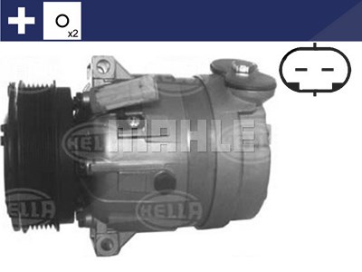 Mahle Kompressor, Klimaanlage [Hersteller-Nr. ACP320000S] für Opel von MAHLE