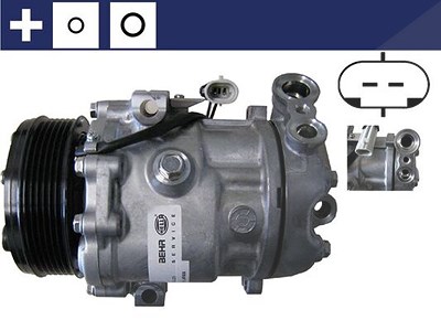 Mahle Kompressor, Klimaanlage [Hersteller-Nr. ACP83000S] für Opel von MAHLE