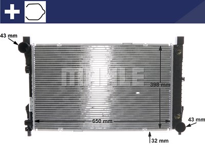 Mahle Kühler, Motorkühlung [Hersteller-Nr. CR1478000S] für Mercedes-Benz von MAHLE