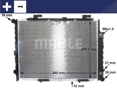 Mahle Kühler, Motorkühlung [Hersteller-Nr. CR2204001S] für Mercedes-Benz von MAHLE