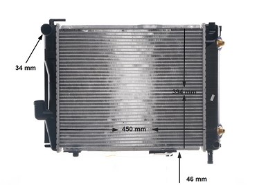 Mahle Kühler, Motorkühlung [Hersteller-Nr. CR257000S] für Mercedes-Benz von MAHLE