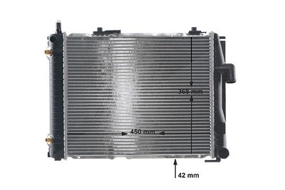 Mahle Kühler, Motorkühlung [Hersteller-Nr. CR257000S] für Mercedes-Benz von MAHLE