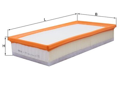 Mahle Luftfilter [Hersteller-Nr. LX1835] für Audi, Seat, Skoda, VW von MAHLE