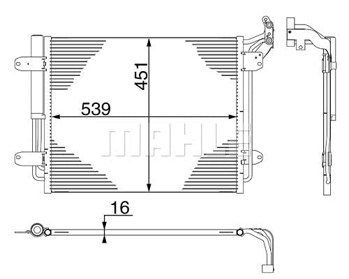 MAHLE AC 12 000S A/C-Kondensator von MAHLE
